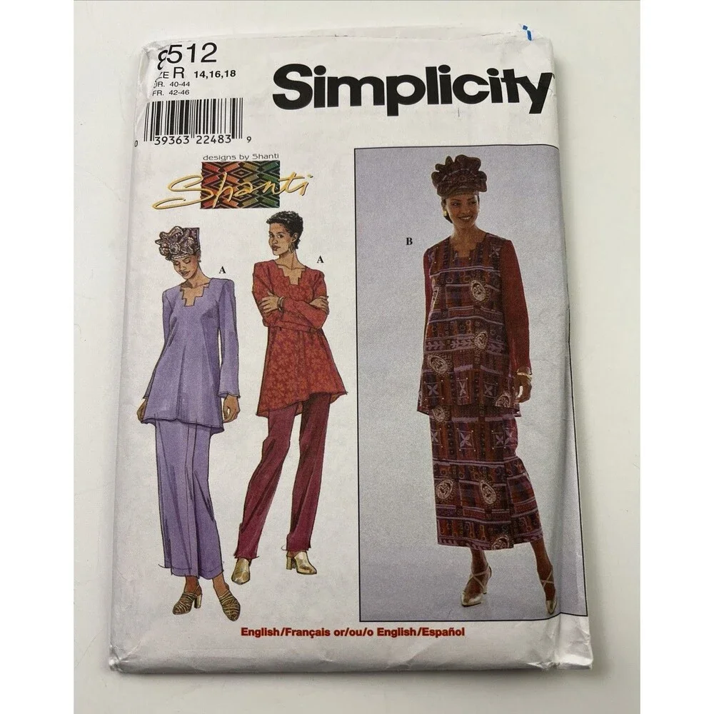 Lot of 4 Vintage Career/Outfit Sewing Patterns Simplicity/McCall’s 1996 & 1998